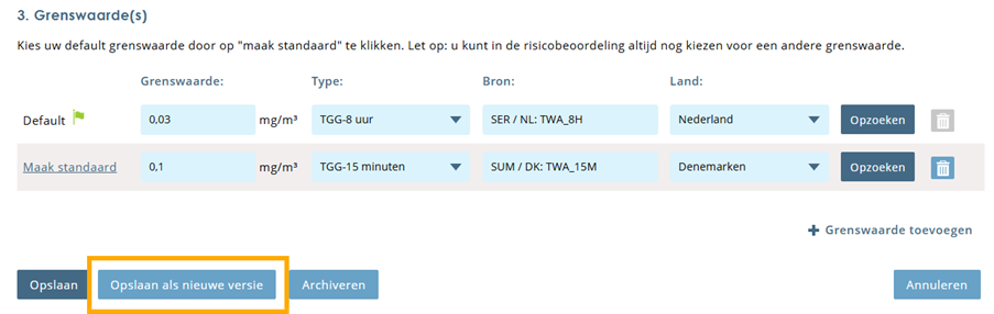 Versies en archiveren in Stoffenmanager®
